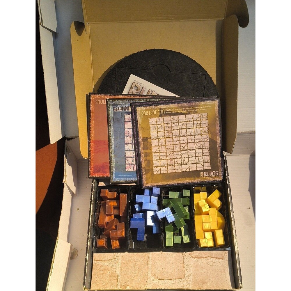 Rumis Board Game Brain Building Thinking COMPLETE Educational Strategy Gem READ